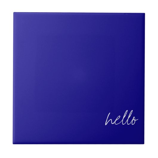 Speciaal Ultramarionblauw Tegeltje (Voorkant)