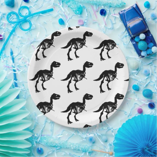 Speciaal uniek dinosaurusskeletpartijfeest borden papieren bordje (Feest)