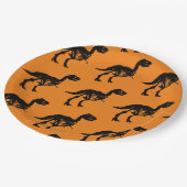 Speciaal uniek dinosaurusskeletpartijfeest borden papieren bordje (Gekanteld)