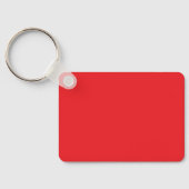 Speciaal Uniek Grijs Rood Elegant Modern Sleutelhanger (Achterkant)