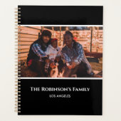 Speciaal uw foto in zwart Lijst met teksten Planner (Voorkant)