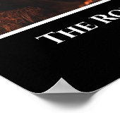 Speciaal uw foto in zwart Lijst met teksten Poster (Hoek)