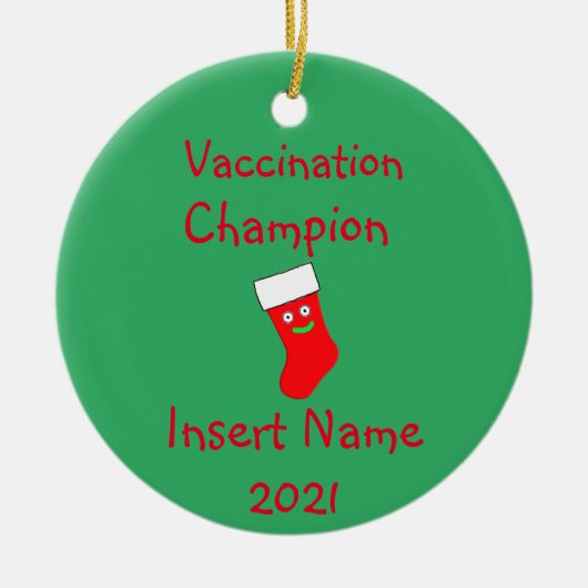 Speciaal vaccinatiesceramisch siermiddel keramisch ornament (Voorkant)