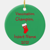 Speciaal vaccinatiesceramisch siermiddel keramisch ornament (Achterkant)