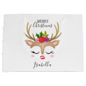 Speciaal vakantiedagen, rendierKerstmis Groot Cadeauzakje (Voorkant)