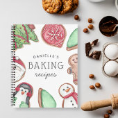 Speciaal vakantiekoekje Baking Recipe Notitieboek