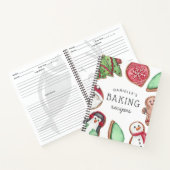 Speciaal vakantiekoekje Baking Recipe Notitieboek (Binnen)