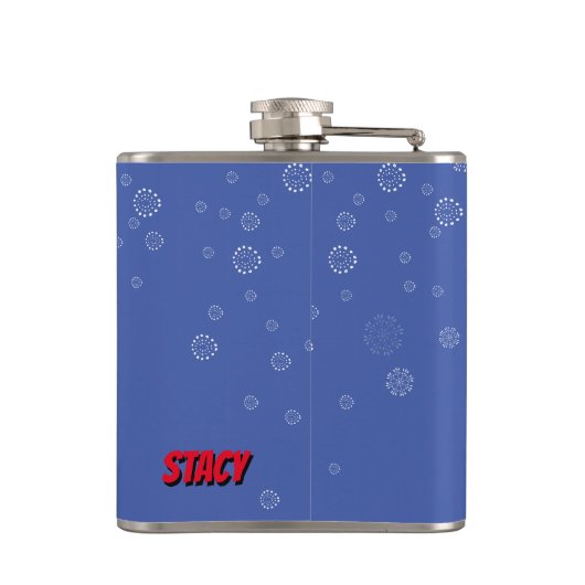 Speciaal vakantiekop hier heupfles (Achterkant)