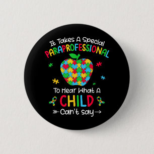 Speciaal vakman Autisme Leraar Ronde Button 5,7 Cm