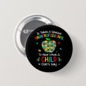 Speciaal vakman Autisme Leraar Ronde Button 5,7 Cm (Voorkant /achterkant)