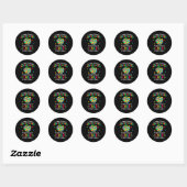 Speciaal vakman Autisme Leraar Ronde Sticker (Vel)