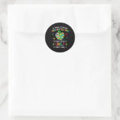 Speciaal vakman Autisme Leraar Ronde Sticker (Tas)