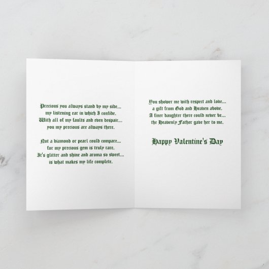 Speciaal Valentijn Feestdagen Kaart (Binnen)