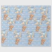 Speciaal verjaardagscadeau cadeaupapier (Vlak)