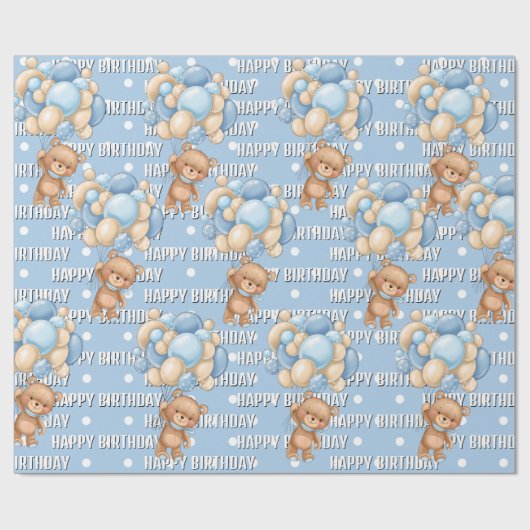 Speciaal verjaardagscadeau cadeaupapier (Vlak)