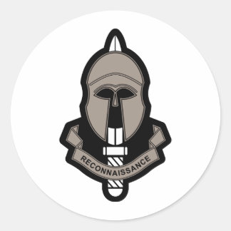 Speciaal verkenningsregime ronde sticker