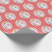 Speciaal verpakt papier voor kerstmelk en koekjes (Hoek)