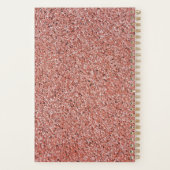 Speciaal verpleegkundige Roos Gold Glitter Planner (Achterkant)