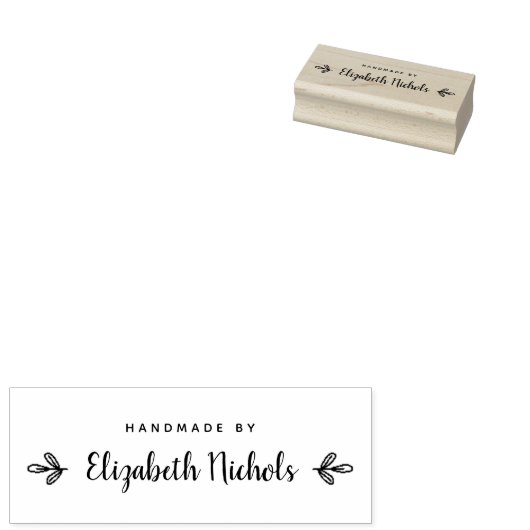 Speciaal verwerkt door rubberstempel (Gestempeld)