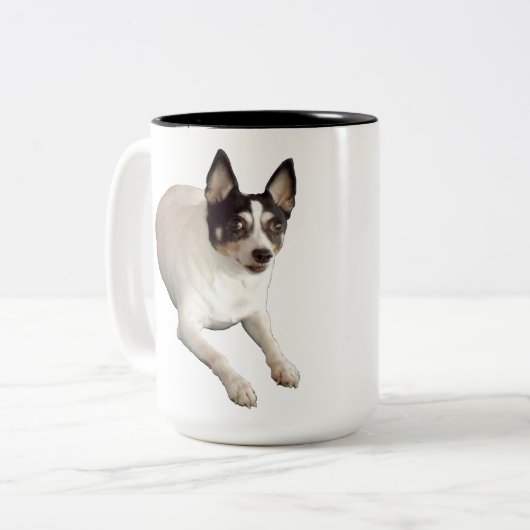 speciaal verzoek om mok met Lucky en Timmy (Voorkant links)