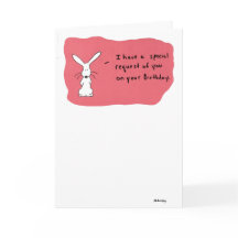 Speciaal verzoek op uw verjaardag