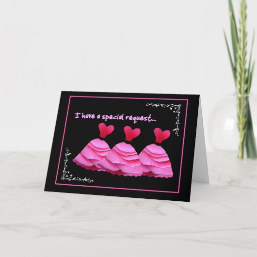 SPECIAAL VERZOEK - Uitnodiging voor het huwelijk v (Voorkant)