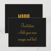 Speciaal via de Retro Movie Poster Mario Gold Kaart (Voorkant / Achterkant)