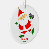 Speciaal videogamer-cadeautje keramisch ornament (Rechts)