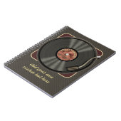 Speciaal  vinylrecord notitieboek (Linkerzijde)