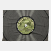 Speciaal vinylrecord theedoek (Horizontaal)
