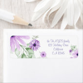 Speciaal Violet Green, Waterverf bloemen Etiket (Insitu)