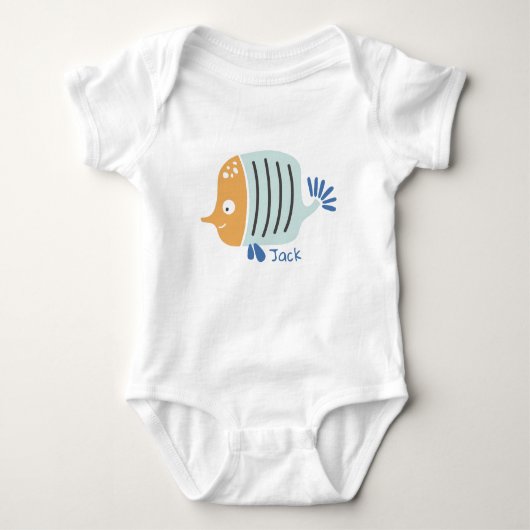 Speciaal visgerei Zee Baby Bodysuit (Voorkant)