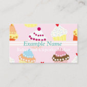 Speciaal Visitekaartje "Cupcakes" (Amerikaans) (Voorkant)