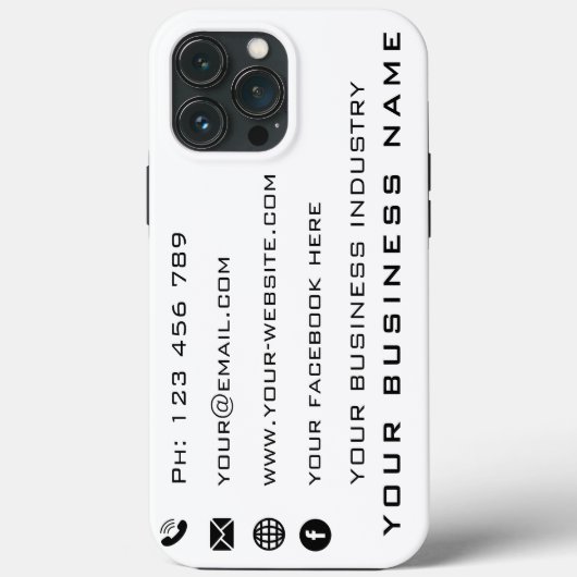 Speciaal Visitekaartje voor speciale acties van be Case-Mate iPhone Case (Achterkant)