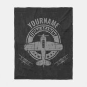 Speciaal  vliegveld Pilot Flying Academy Fleece Deken (Voorkant)