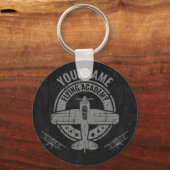 Speciaal  vliegveld Pilot Flying Academy Sleutelhanger (Voorkant)
