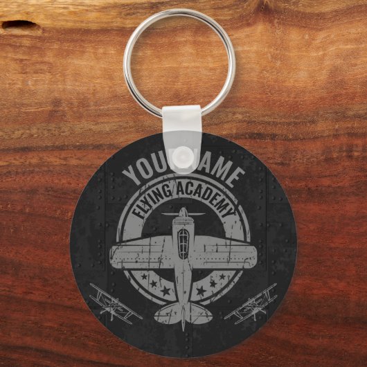 Speciaal  vliegveld Pilot Flying Academy Sleutelhanger (Voorkant)