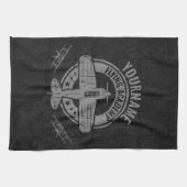 Speciaal  vliegveld Pilot Flying Academy Theedoek (Horizontaal)