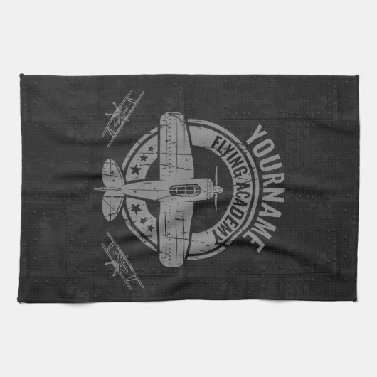 Speciaal  vliegveld Pilot Flying Academy Theedoek (Horizontaal)