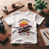 Speciaal  vliegveld Pilot Retro Academy T-shirt
