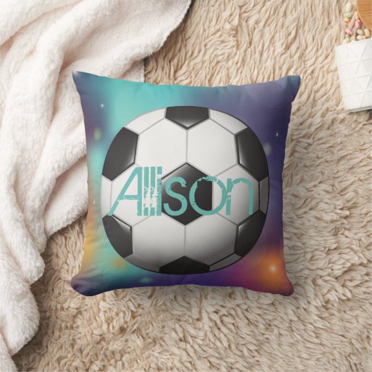 Speciaal Voetbal Galaxy Print Kussen (Deken)