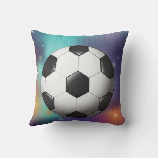 Speciaal Voetbal Galaxy Print Kussen (Achterkant)