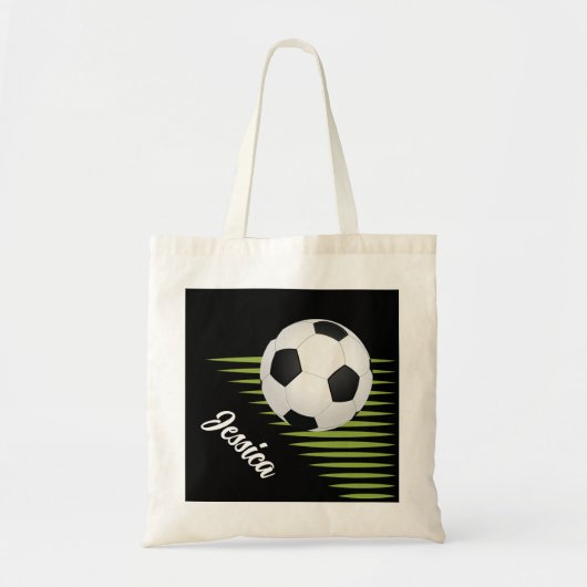 Speciaal voetbalontwerp met naam en tas voor bal (Voorkant)