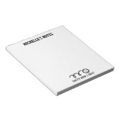 Speciaal volleybalsportmemo schrijven notitieblok (Schuin)