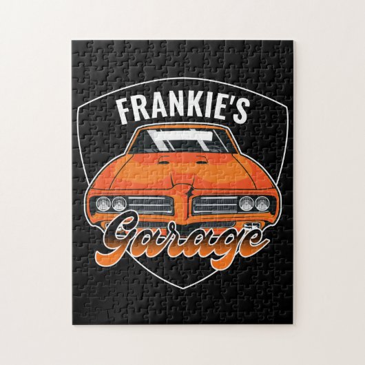 Speciaal voor 1969 Ram Air 400 Muscle Car Garage Legpuzzel (Verticaal)