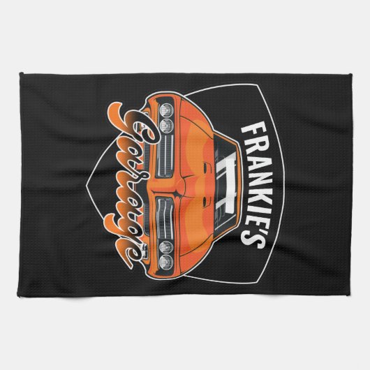 Speciaal voor 1969 Ram Air 400 Muscle Car Garage Theedoek (Horizontaal)