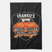 Speciaal voor 1969 Ram Air 400 Muscle Car Garage Theedoek (Verticaal)