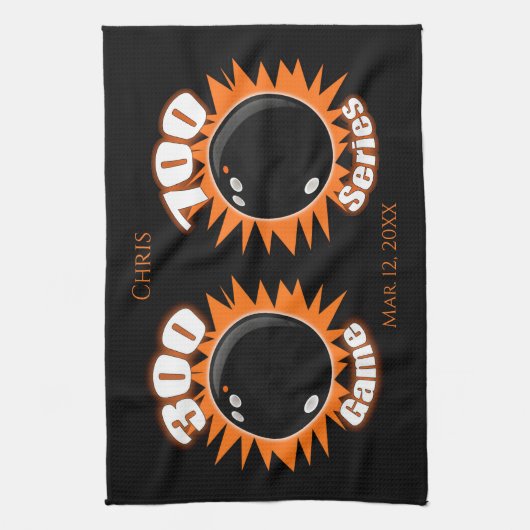 Speciaal voor 300 games en 700-reeks Bowling Theedoek (Verticaal)