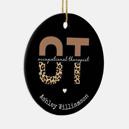 Speciaal voor beroepsmatige therapieconoom OT-Cade Keramisch Ornament (Rechts)