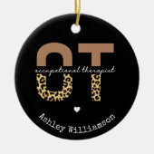 Speciaal voor beroepsmatige therapieconoom OT-Cade Keramisch Ornament (Voorkant)